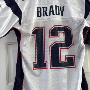 Tom Brady Authentic White Mesh Sports Jersey
